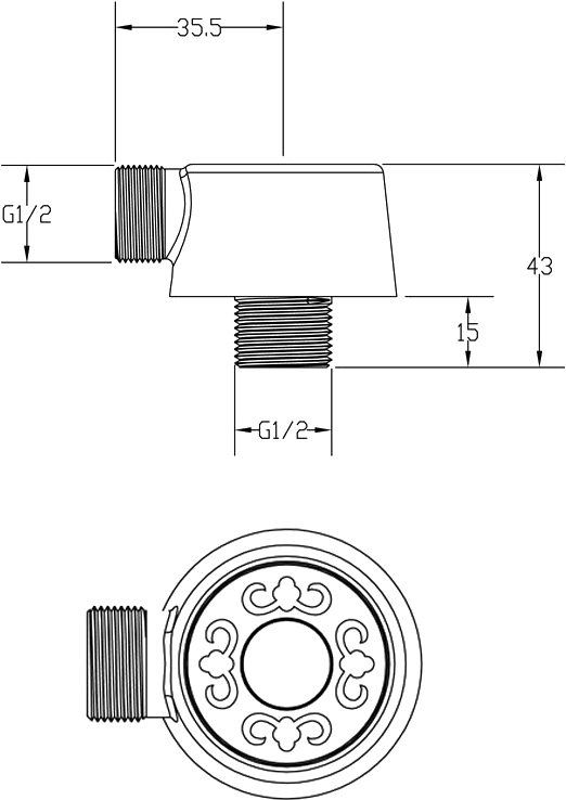 Шланговое подключение Zorg Antic AZR 4 BR - 1