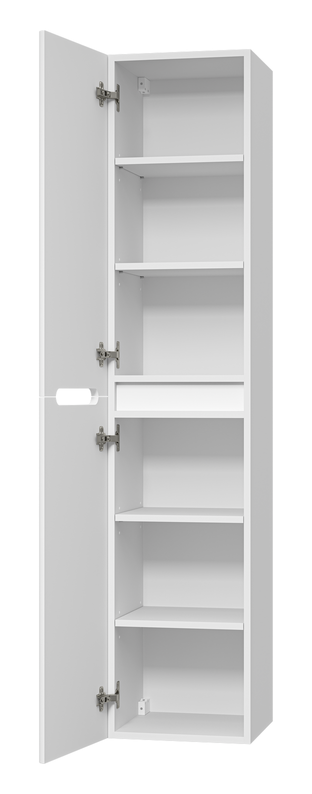 Шкаф - пенал Misty Роял 35 подвесной универсальный (белый) П-Роя-01035-011П - 2