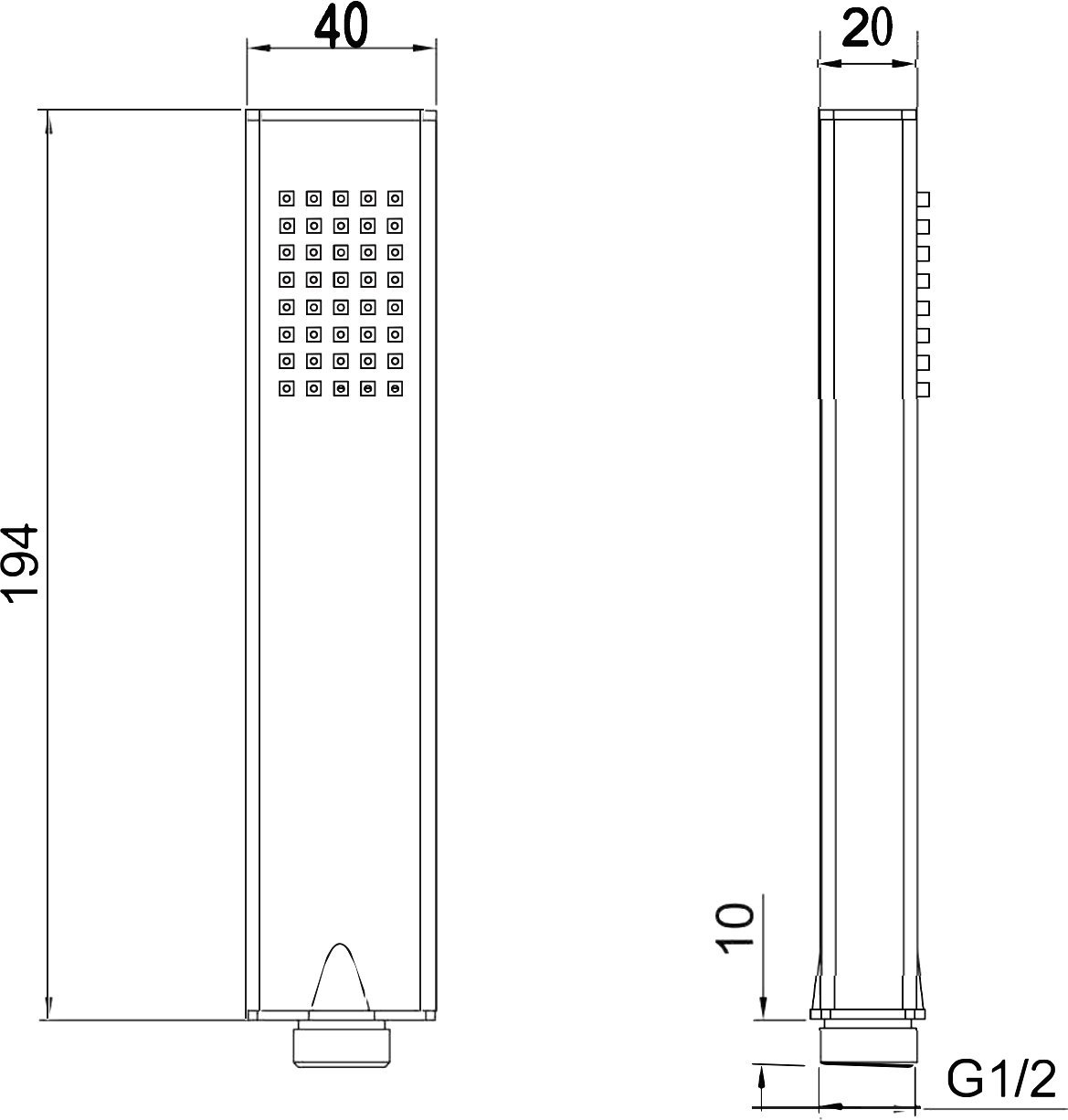 Душевая лейка Allen Brau Infinity 5.21022-00 хром - 1