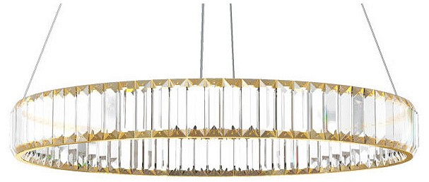 Подвесной светильник Loft it Crystal Ring 10135/600 Gold - 0