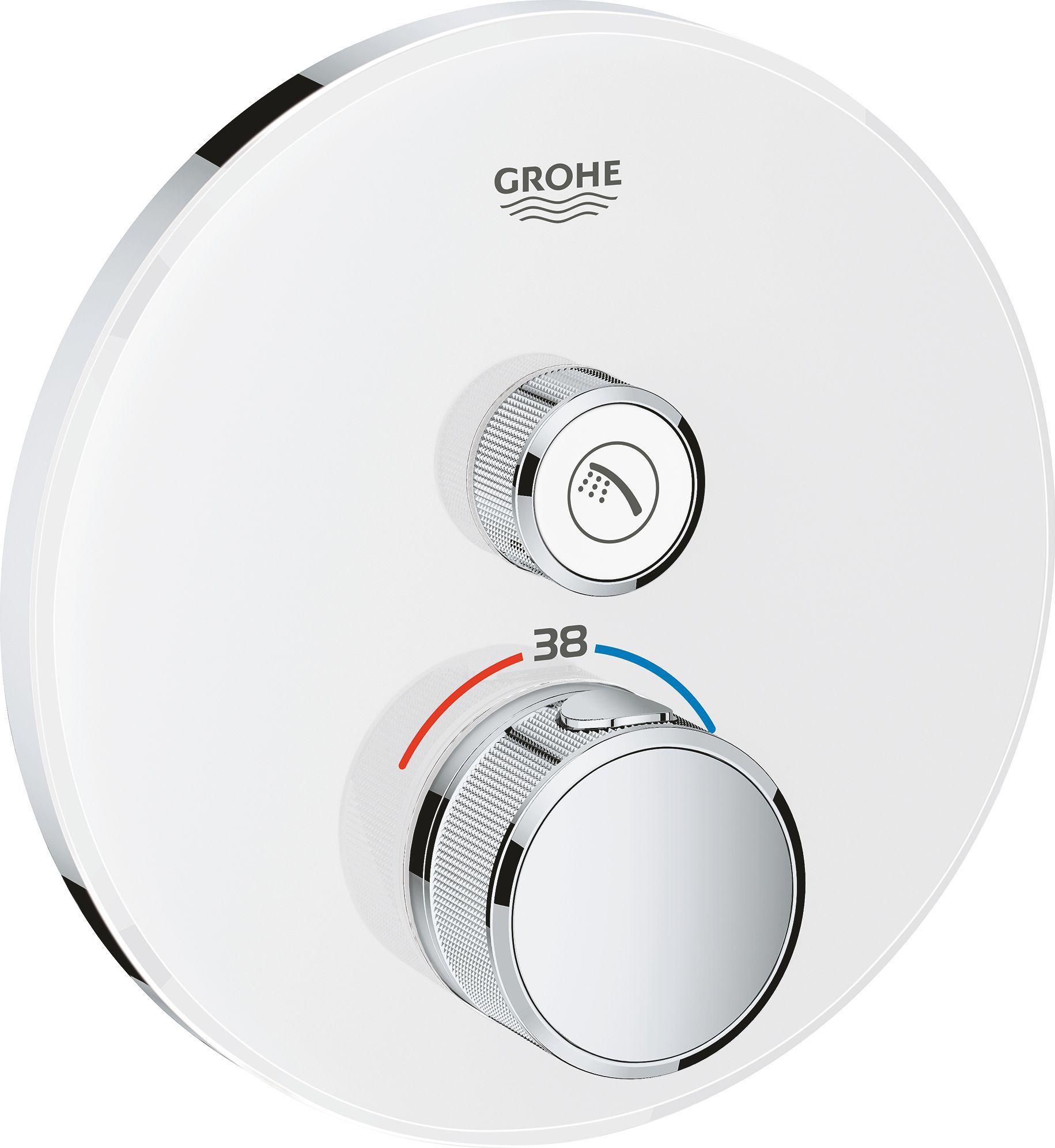 Термостат Grohe Grohtherm SmartControl 29150LS0 для душа, moon white - 0