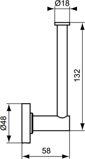 Держатель туалетной бумаги Ideal Standard IOM  A9132AA - 1