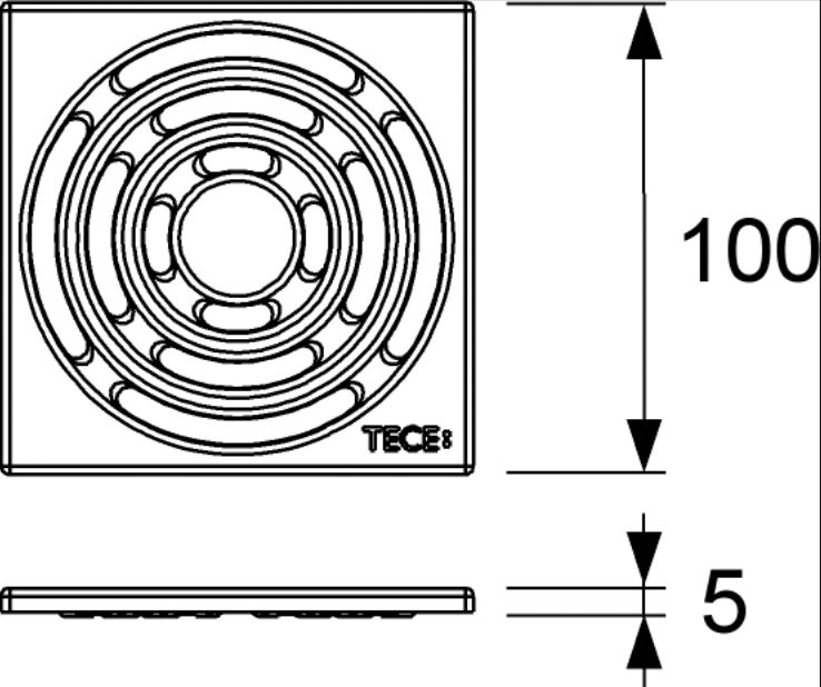 Душевой трап TECE TECEdrainpoint S KDP-S110 с сифоном в комплекте - 7