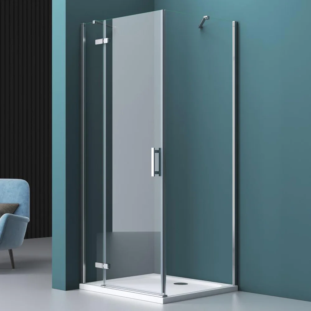 Душевой уголок BelBagno Kraft 100х100 хром  KRAFT-A-12-100-C-Cr-L - 0