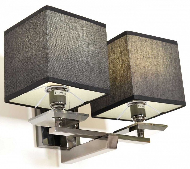 Бра LUMINA DECO Flianelo LDW 1248-2 BK - 0