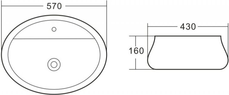 Раковина BelBagno BB1399 - 2