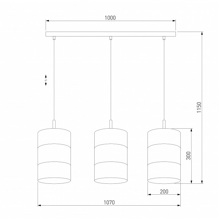 Подвесной светильник TK Lighting Bogart 3215 Bogart Black - 1