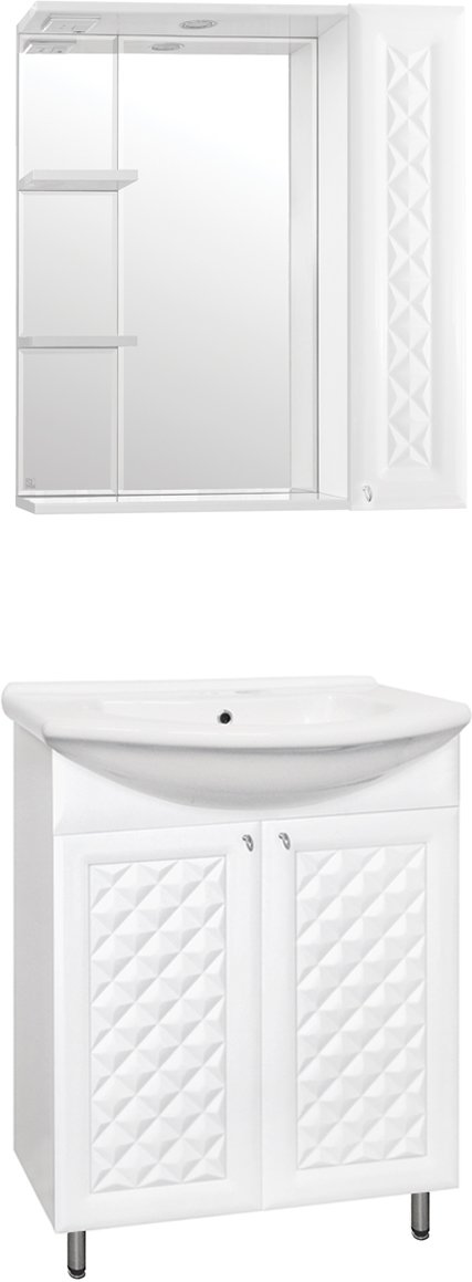 Зеркало-шкаф Style Line Канна 75/С Люкс, белый ЛС-00000295 - 4