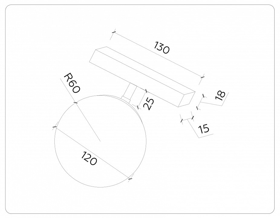 Накладной светильник Ambrella Light GL GL3921 - 3