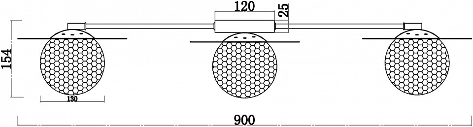 Потолочная люстра F-promo Roshni 3050-7P - 1