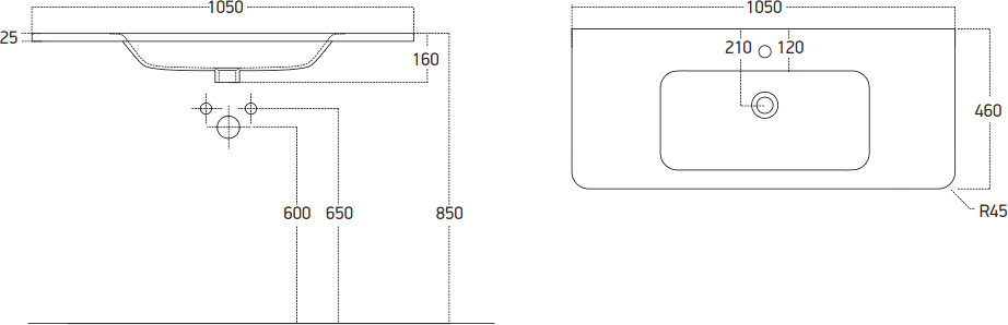 Раковина STWORKI 105 12105-KL - 8