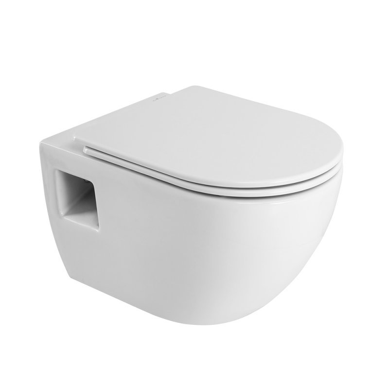 Комплект унитаза с инсталляцией BelBagno Ecoс сиденьем микролифт и кнопкой смыва хром глянцевый CZR-526-TH-R/CZR-2040-SC/BB097/Q.CR - 3