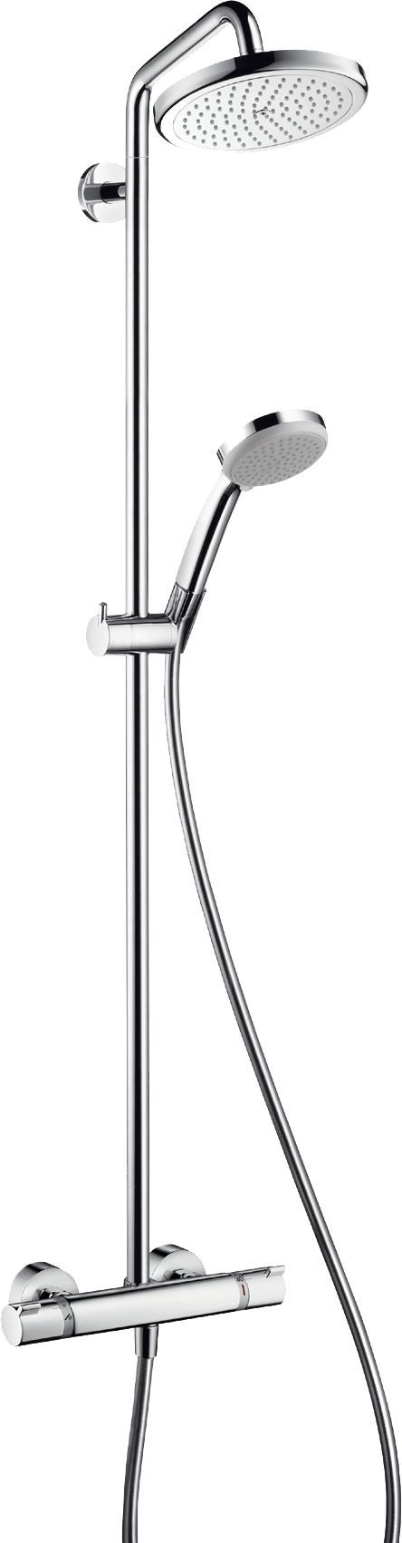 Душевая стойка Hansgrohe Croma 220 Showerpipe 27188000 EcoSmart - 0