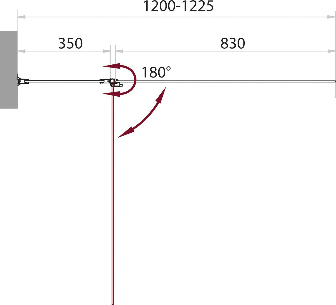 Шторка на ванну BelBagno Sela V 11 120/140 Ch Cr L SELA-V-11-120/140-Ch-Cr-L - 3