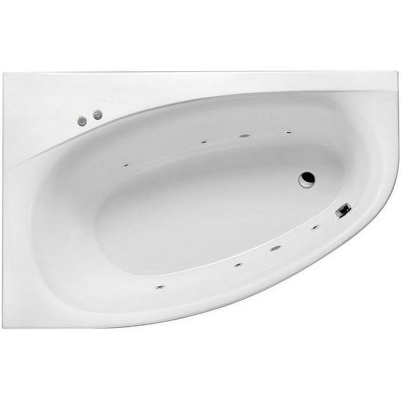 Акриловая ванна Excellent Kameleon 170x110 белая левая с гидромассажем WAEX.KML17.SOFT.CR - 0