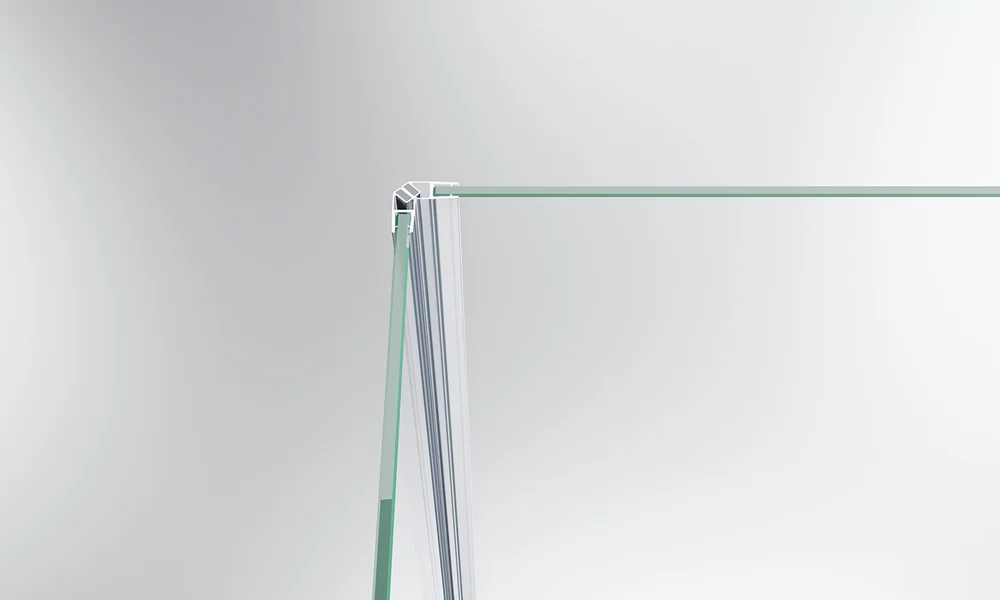 Душевая дверь BelBagno Kraft 100 профиль хром  KRAFT-60/40-C-Cr-R - 6