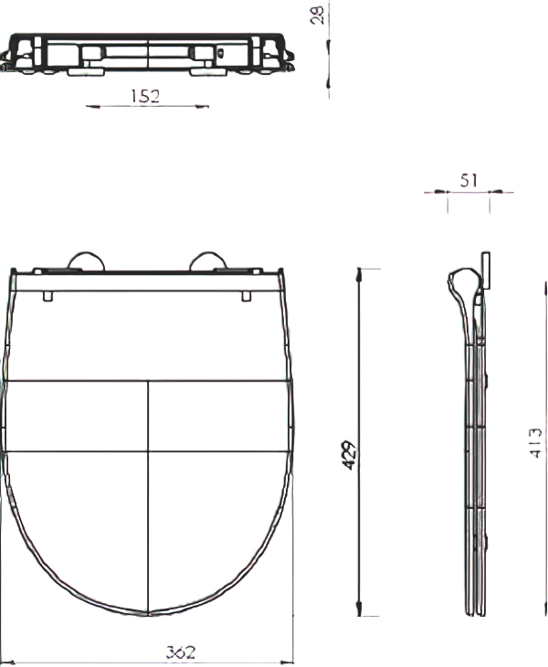 Комплект Roca Victoria Rimless без клавиши смыва 893105010 - 5