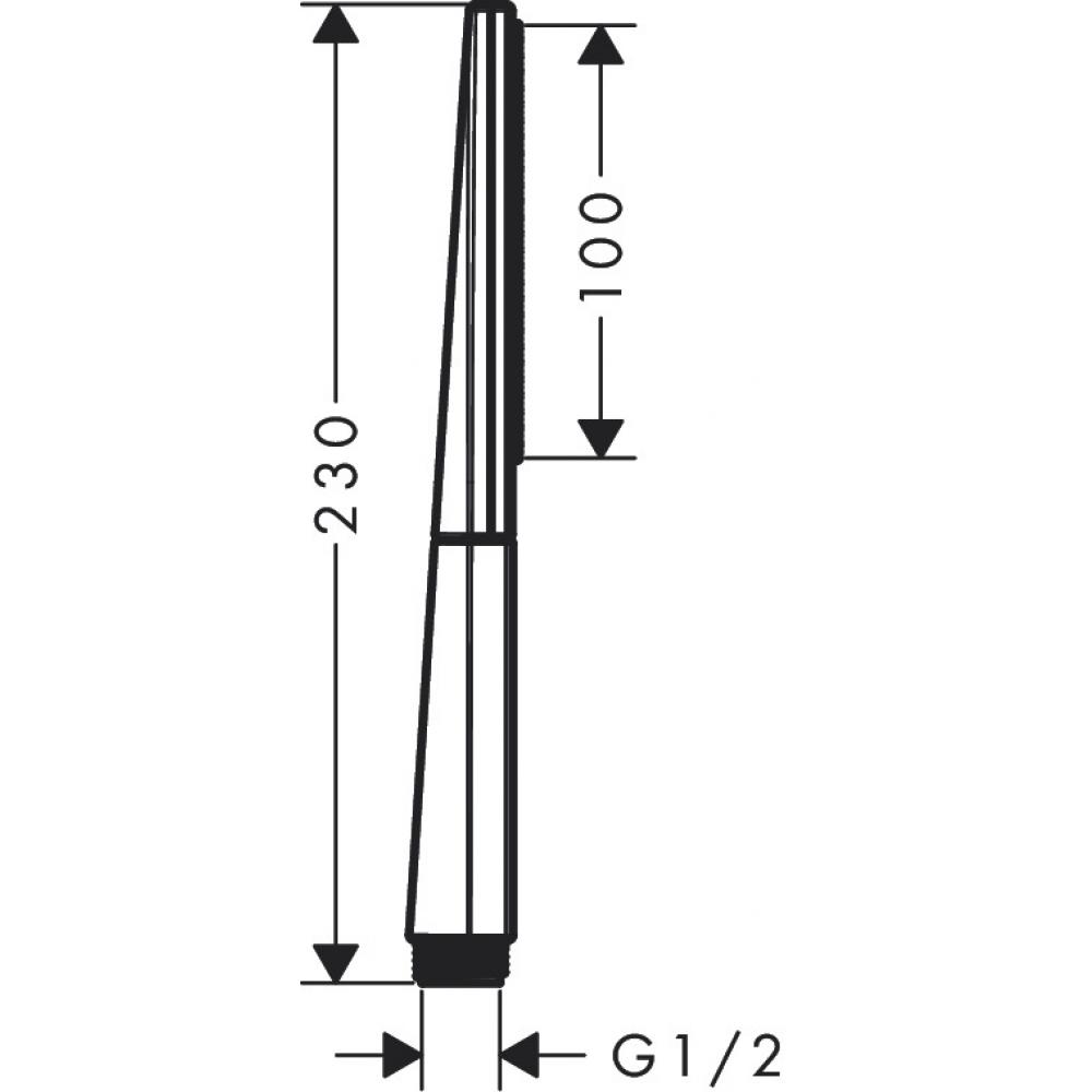 26866700 HG Rainfinity Baton 100 1jet ручной душ - 1