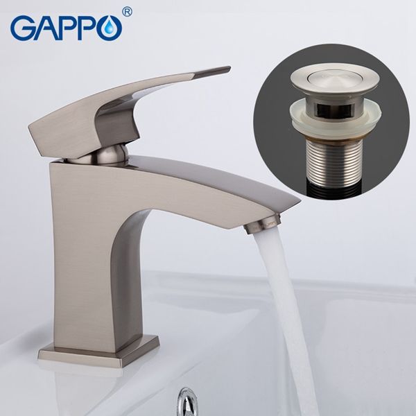 Смеситель для раковины Gappo хром G1007-5 - 2