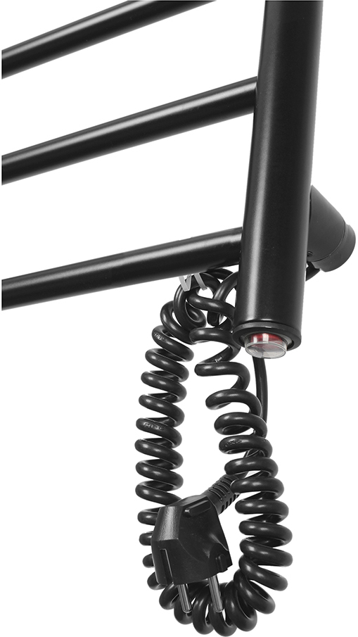 Полотенцесушитель электрический Domoterm Классик DMT 109-4 50x50 ЧРН EK R - 2