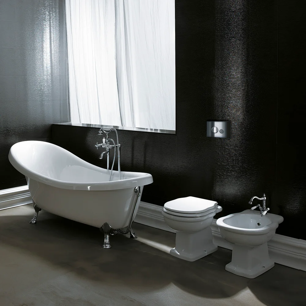 Биде напольное BelBagno Boheme белый  BB115B - 4