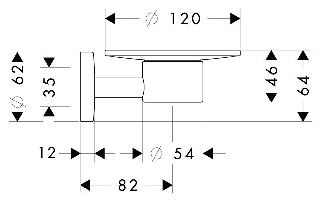 Мыльница Hansgrohe Logis 40515000 - 1