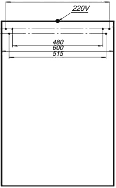 Зеркало-шкаф Aquanet Йорк 60 орех 203951 - 10