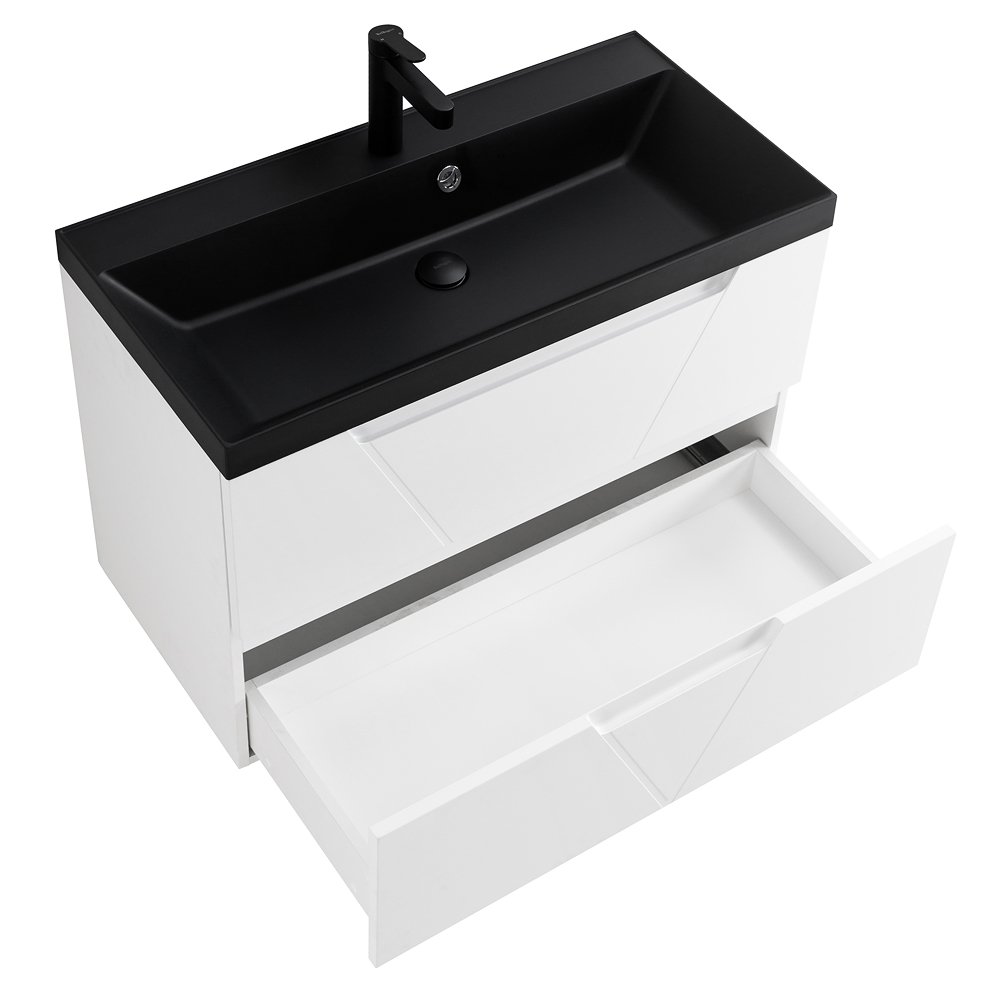 Тумба с раковиной BelBagno Vittoria 80 белый e - 5