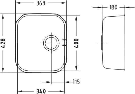 Мойка кухонная Alveus Variant Monarch 40 антрацит 1113589 - 3