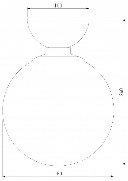 Накладной светильник Eurosvet Bubble a062584 - 1