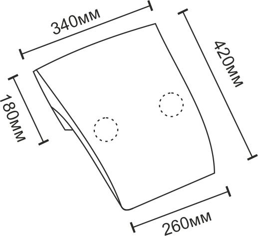 Подголовник для ванны Royal Bath Triumph X-21 серый X-21-G - 1