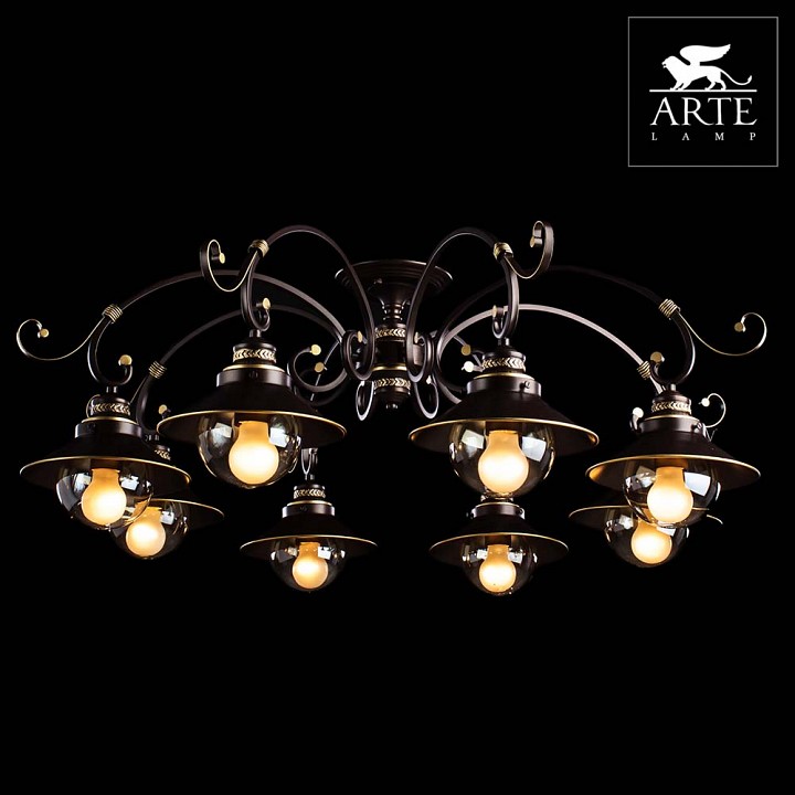 Потолочная люстра Arte Lamp 7 A4577PL-8CK - 1