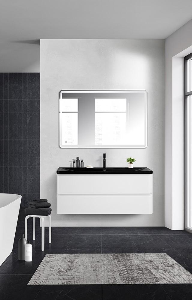 Тумба с раковиной BelBagno Albano 120 белый - 15