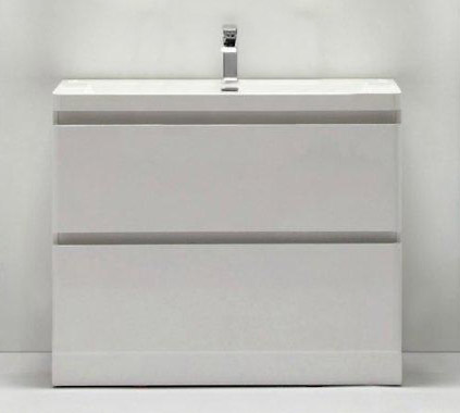 Тумба с раковиной BelBagno Energia-N 80 bianco lucido напольная - 1