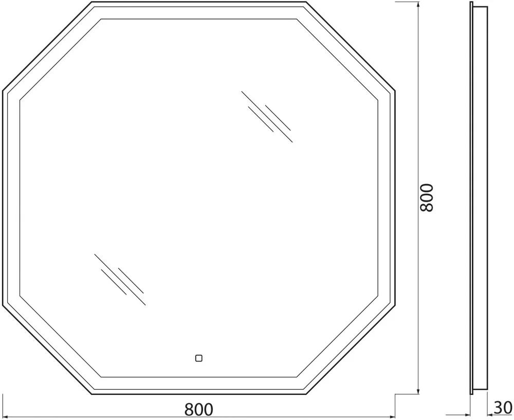 Комплект мебели BelBagno Kraft 39 80 серый - 12