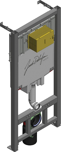 Комплект Jacob Delafon Vox E29025-NF-M21 кнопка хром - 3