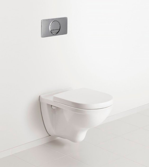 Унитаз подвесной Villeroy & Boch O'Novo 5660HR01 alpin, безободковый - 3