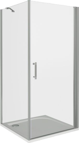 Душевой уголок Good Door Mokka DR+SP 90х100х185 см - 1