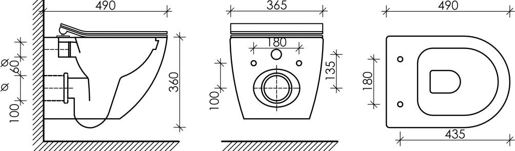 Комплект Ceramica Nova Metropol CN4002MB_1001B_1000 - 12