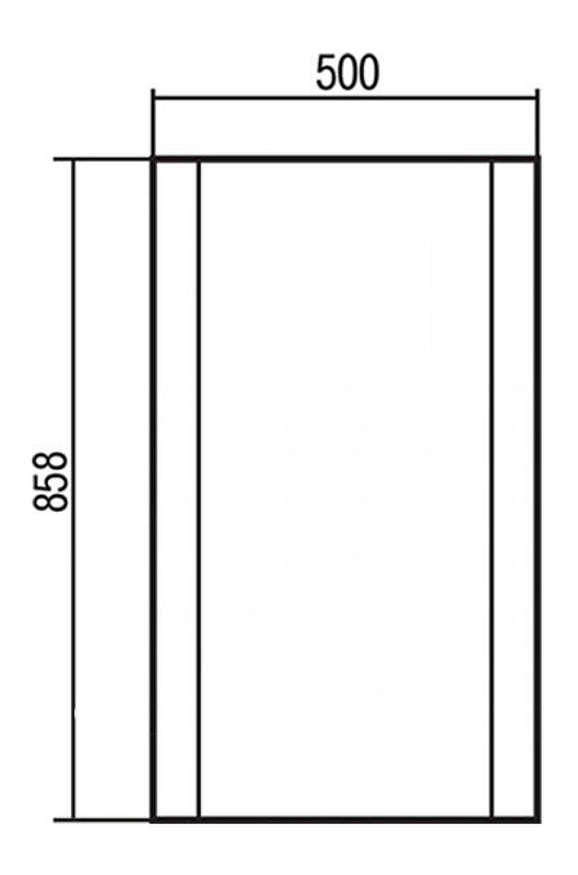 Зеркало Aquaton Ария 50 белый 1A140102AA010 - 3