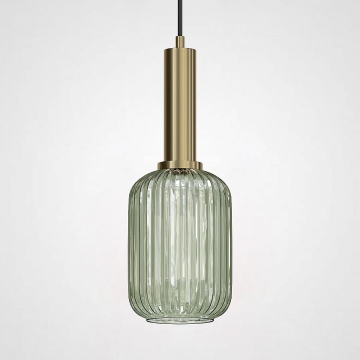 Подвесной светильник Imperiumloft Ferm Living Chinese Lantern A Brass / Green IRIS01 - 0