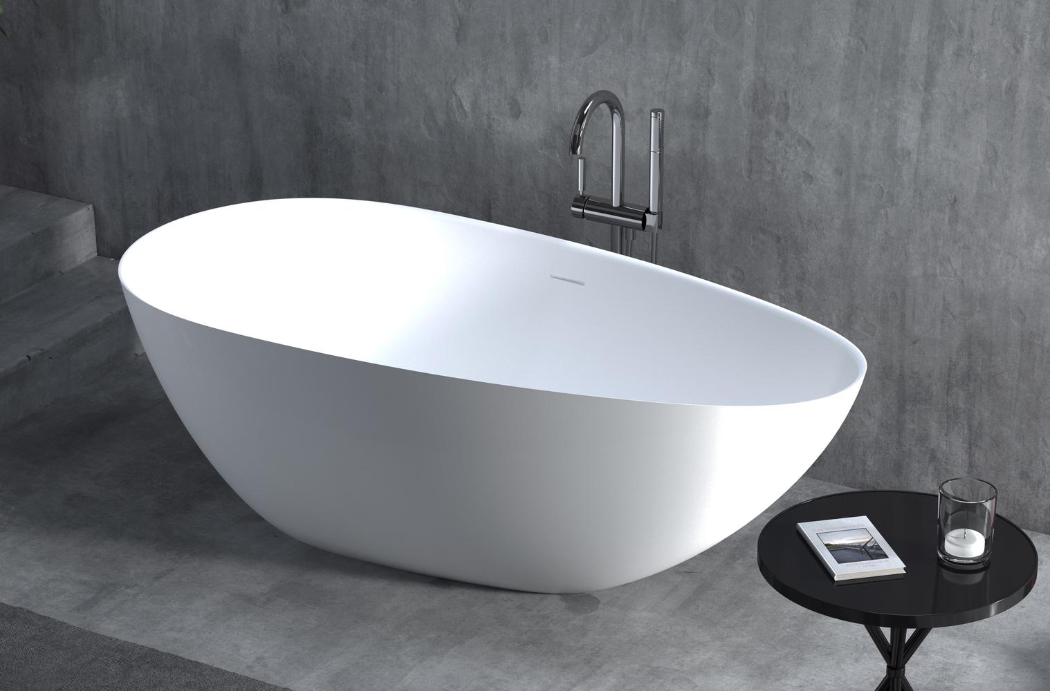 Ванна из искусственного камня Salini Paola 172x83 101612SMRH S-Stone, матовый, RAL снаружи - 4