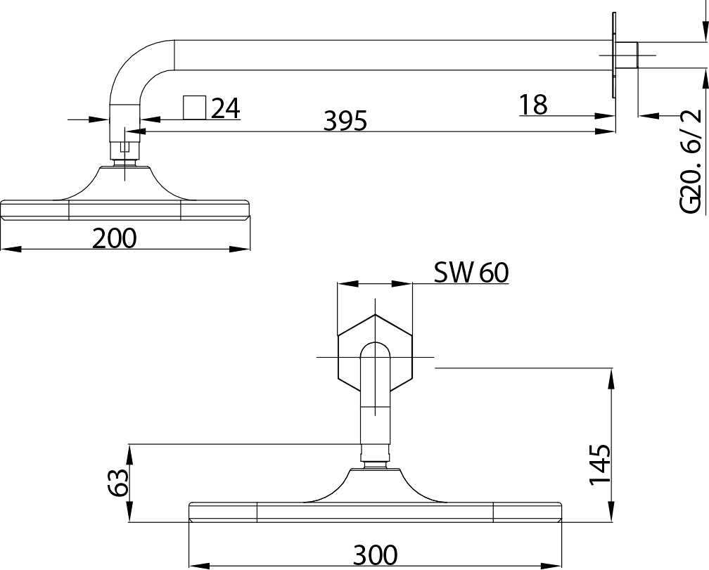 Душевой комплект Lemark Prizma LM3922C - 2