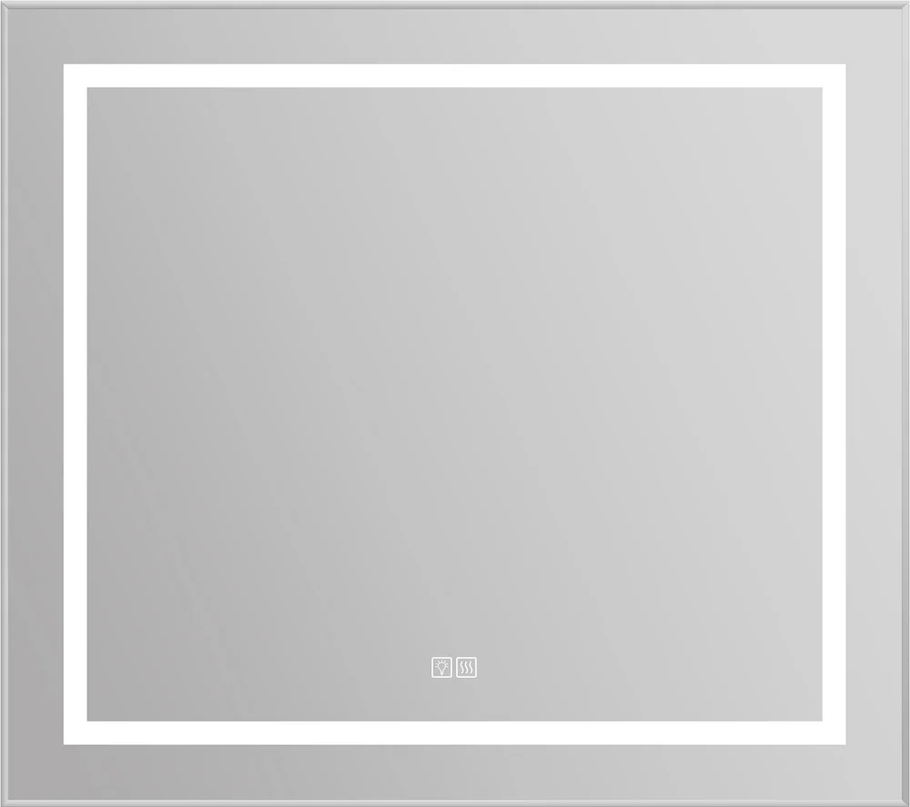 Зеркало BelBagno Kraft  88.5х78.5 с подсветкой, подогревом, хром  SPC-KRAFT-885-785-TCH-WARM - 0