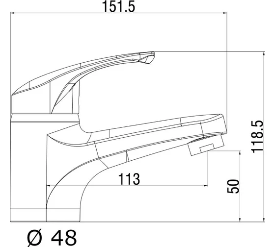 Смеситель для раковины Orange One Life One Life P01-021cr - 2