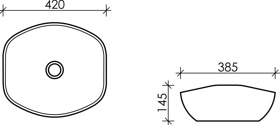 Рукомойник Ceramica Nova Element CN5017 - 1