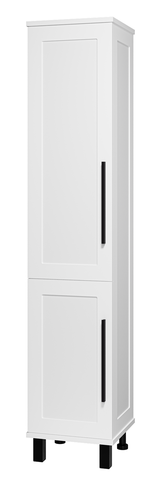 Шкаф - пенал Misty Модерн 35 с бельевой корзиной универсальный левый П-Мод05035-011Л - 3