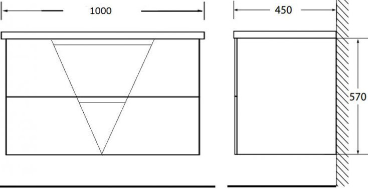 Комплект мебели BelBagno Vittoria 100 белый - 11