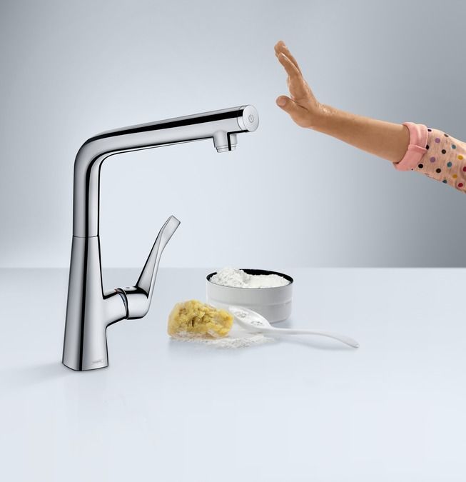 Смеситель Hansgrohe Metris Select 14883000 для кухонной мойки - 3