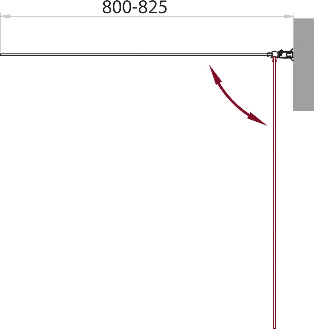 Шторка на ванну BelBagno Sela V 1 80/140 C Cr SELA-V-1-80/140-C-Cr - 2